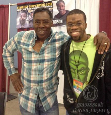 Mr. Ernie Hudson and me at Florida Supercon