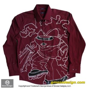 Gmoss Soldier Button Front Long Sleeve Shirt