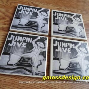 Jazz Art Coasters By Gmoss - "Jumpin Jive"